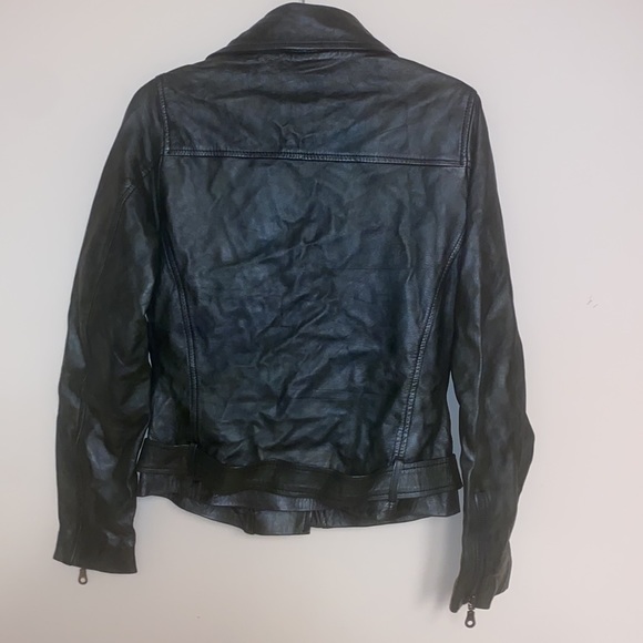 Womens faux leather jacket - Picture 9 of 11